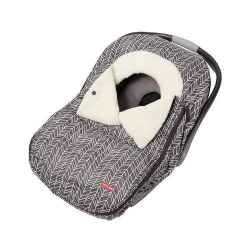 Skip Hop Winter Car Seat Cover, Stroll & Go, Grey Feather
