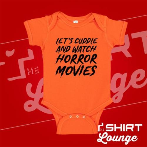 Let's Cuddle and Watch Horror Movies Baby Bodysuit or - Etsy