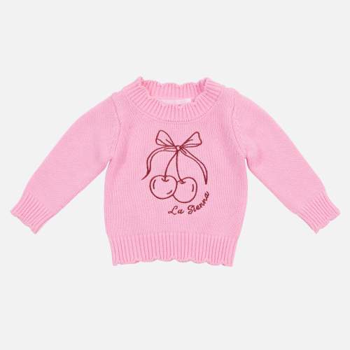 Knitted Jumper - Cherries – La Sienna Couture