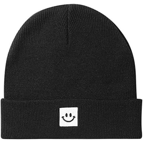 Baby Beanie Knit Ski Hat with Cute Face for Girls Boys 0-7 Years