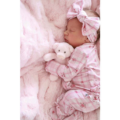 Double-Ruched Faux Fur Blankets