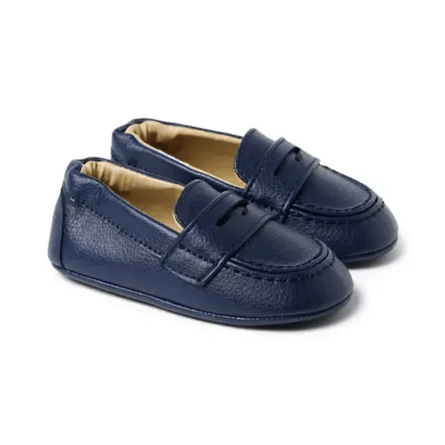 Newborn Merchant Marine Baby Suede Penny Loafer by Janie and Jack