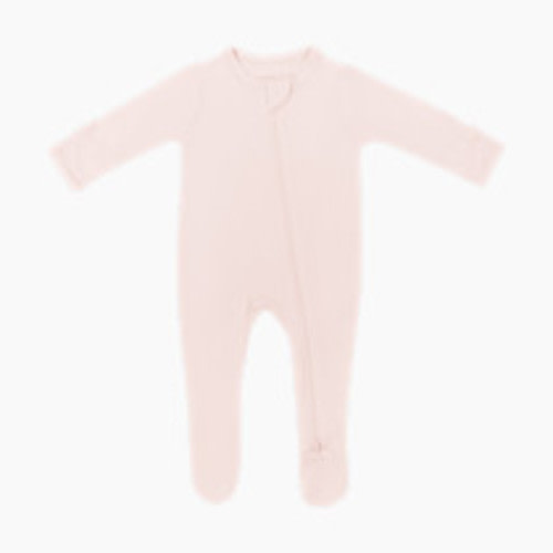 Kyte Baby Zipper Footie - Blush, 0-3 M