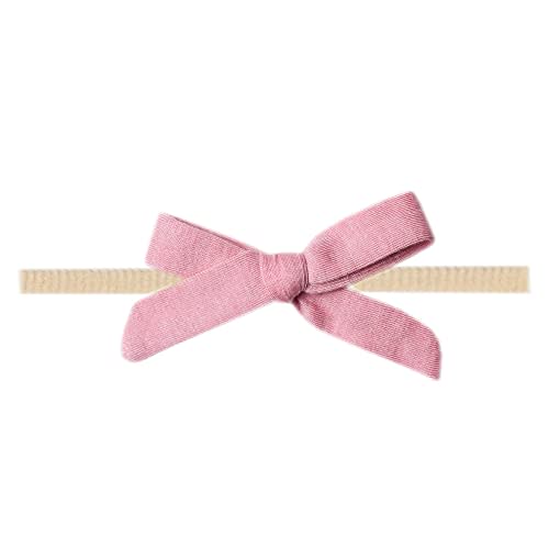 Copper Pearl Ribbon Baby Bow Headbands - Core Collection