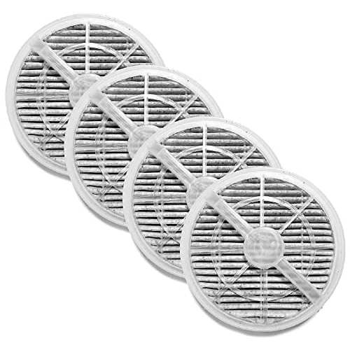 Nispira, Air Purifier HEPA Activated Carbon Filter, 4 Pack