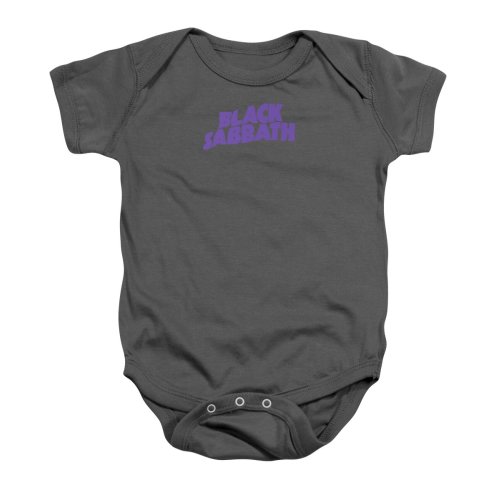 Black Sabbath Purple Baby Onesie