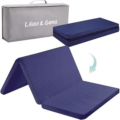 Lilian&Gema Pack and Play Mattress 38"x26"x1.5", Pack N Play Mattresses Pad for Play Pen and Playard, Premium Foam Playpen Mattress Topper with Washable Cover & Traveling Bag for Baby Toddler
