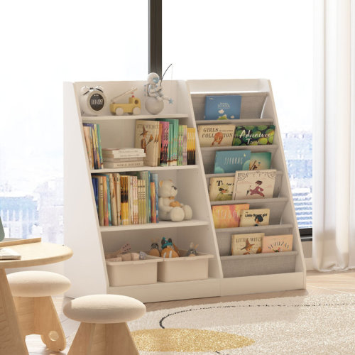 Latitude Run® Maggiorina Kids Standard Bookcase, Storage Book Rack, Organizer Cabinet, Book Display & Reviews | Wayfair