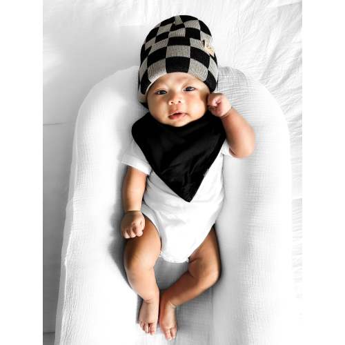 Bamboo Bandana Bib in Black