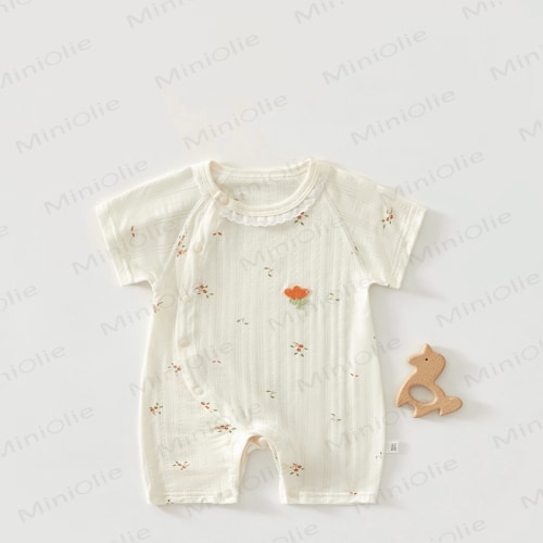 Baby Jacquard Kimono Style Romper