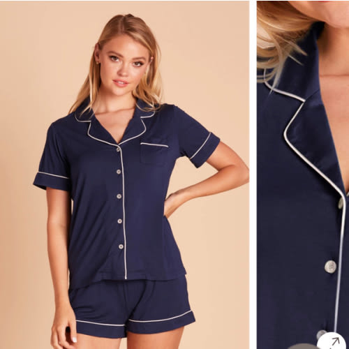 Birdy Grey — Jonny PJ set (Navy, large)