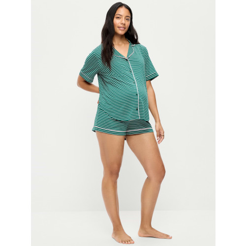 Maternity Classic Pajama Short Set