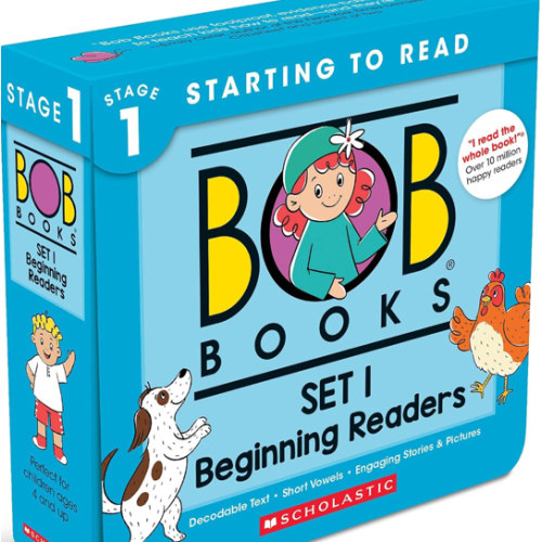 Bob Books - Set 1: Beginning Readers Box Set | Phonics, Ages 4 and up, Kindergarten (Stage 1: Starting to Read)