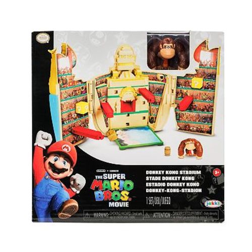 The Super Mario Bros. Movie Donkey Kong Stadium Playset with Character Figure