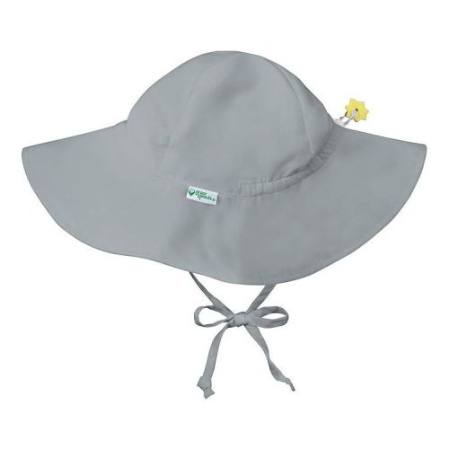 Green Sprouts Baby/Toddler UPF 50+ Eco Brim Hat - Gray - 9/18 Months