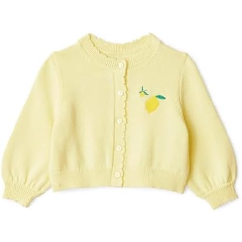 Amazon Essentials x Sofia Grainge Toddler and Baby Girls' Lightweight Cotton Cardigan Sweater