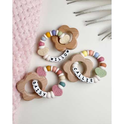 Personalised Baby Toy, Baby Girl Gift, Baby Boy Gift, Grandchild Gift, Newborn Gift, Baby Shower Gift, Sensory Toy, Baby Keepsake Gift