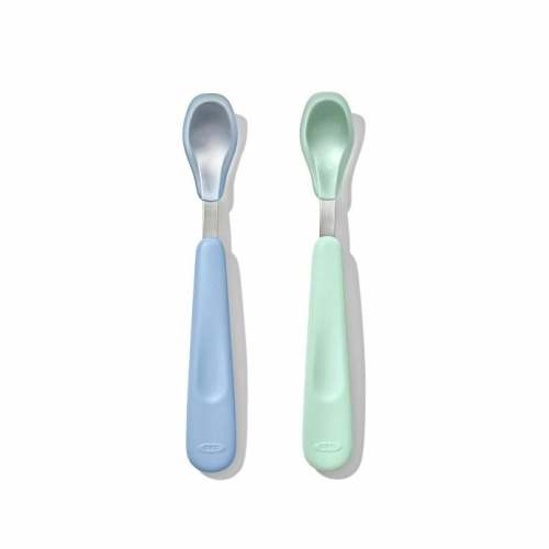 Feeding Spoon Set with Soft Silicone