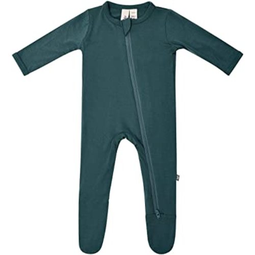 KYTE BABY Soft Bamboo Rayon Footies, Zipper Closure, 0-24 Months
