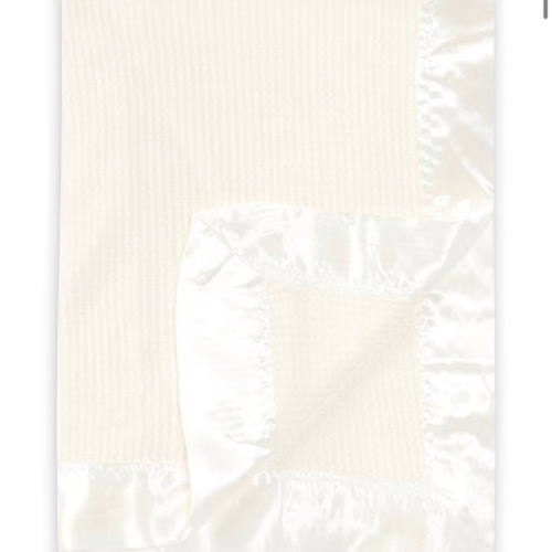 Starting Out Baby Satin-Trim Blanket