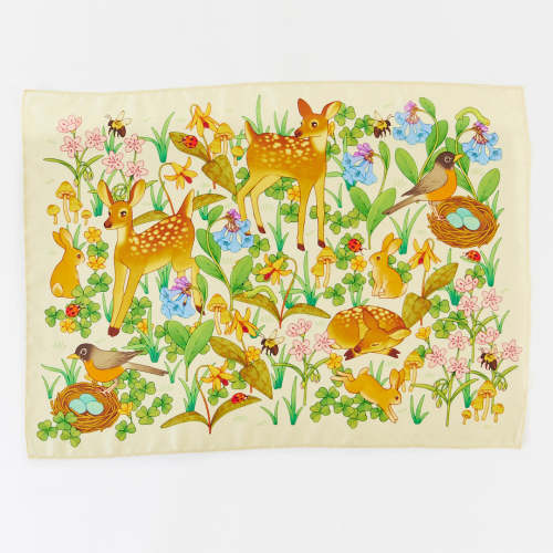 Baby Deer Seek and Find Playsilk – Sarah's Silks