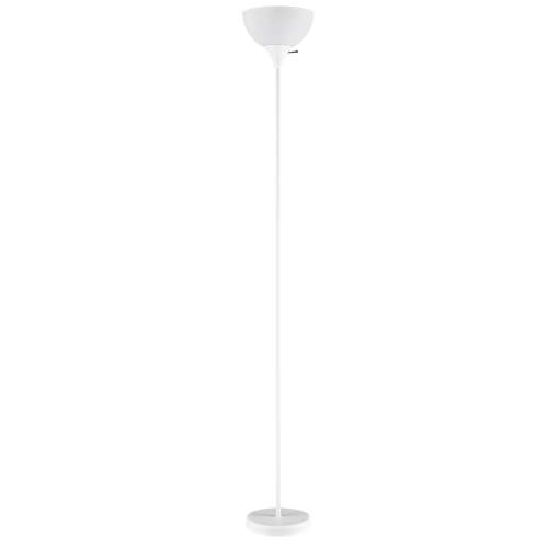 Mainstays 71" White Floor Lamp, Modern Design