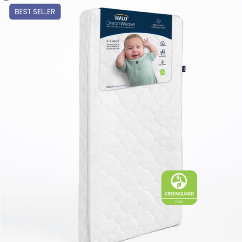 HALO DreamWeave Breathable Crib Mattress