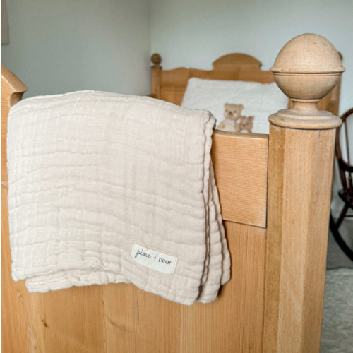 The Heirloom Blanket - 9 Layer Gauze Blanket - Oat