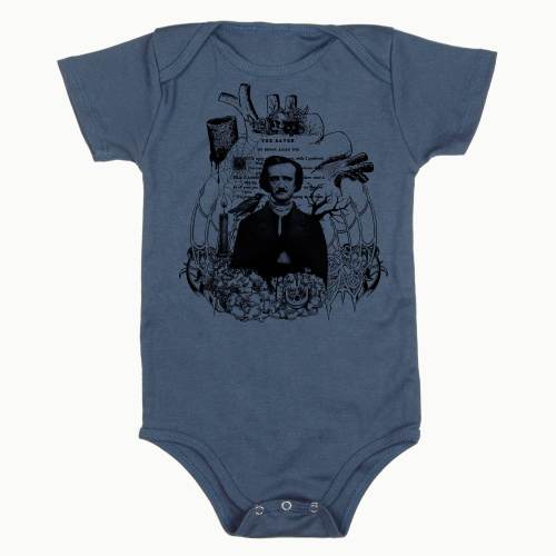 Edgar Allan Poe organic one piece jumper