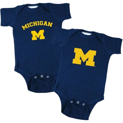 Two Feet Ahead 2 Pack Baby Bodysuit Creeper Newborn Infants Licensed Sizes 0-3M 6M 12M 18M