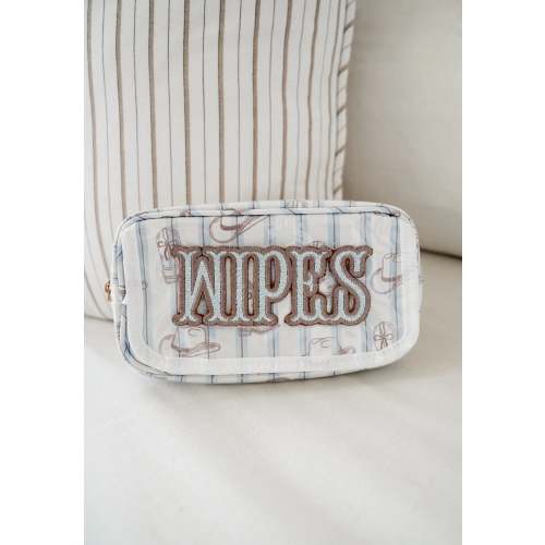 Kenz Kustoms x Hallie Ray Light Western Blues Clear Coat Wipe Pouch Bag