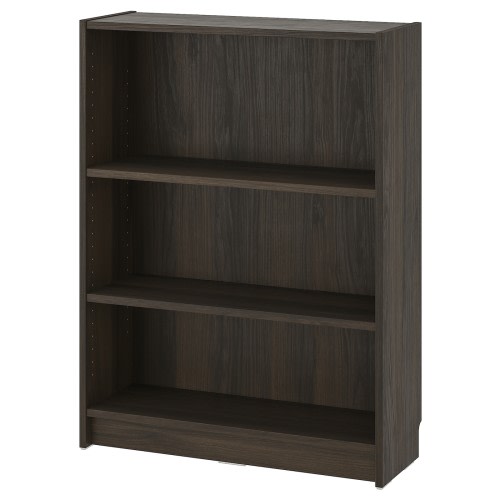 BILLY Bookcase - dark brown oak effect 31 1/2x11x41 3/4 "