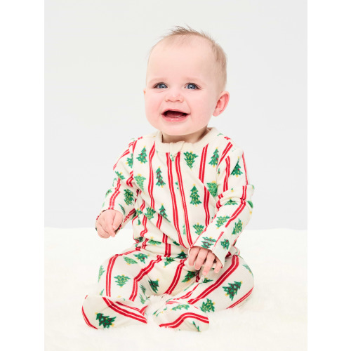 SoftMode 2-Way-Zip Sleep & Play Footed One-Piece for Baby