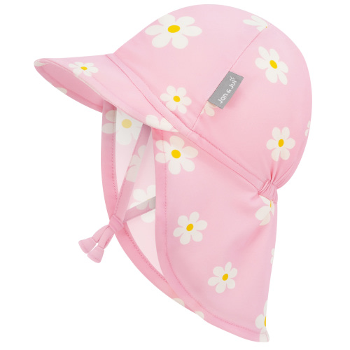 Sun Soft UV Baby Caps | Pink Daisy