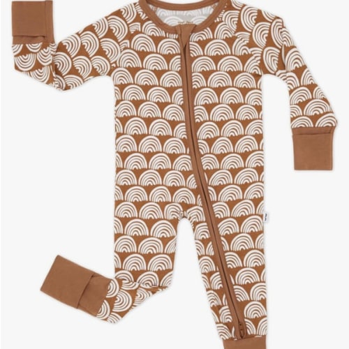 Little Sleepies Pajamas rusty rainbows NB