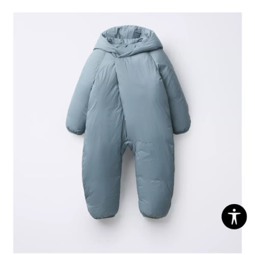 CONVERTIBLE NYLON FOOTIE ROMPER - Blue | ZARA United States