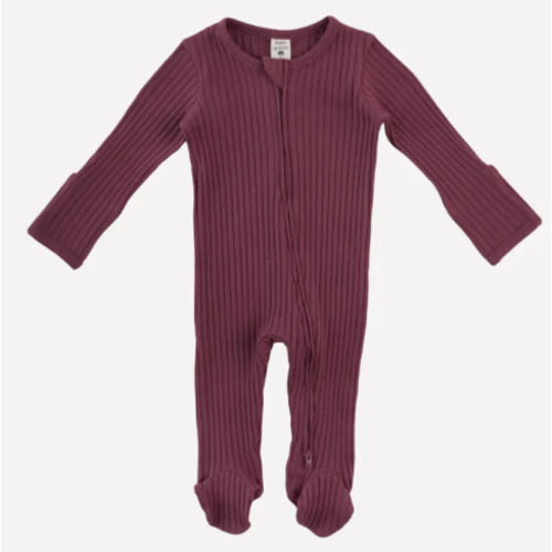Kate Quinn Zipper Footie - Wilder Ginger, 0-3 month