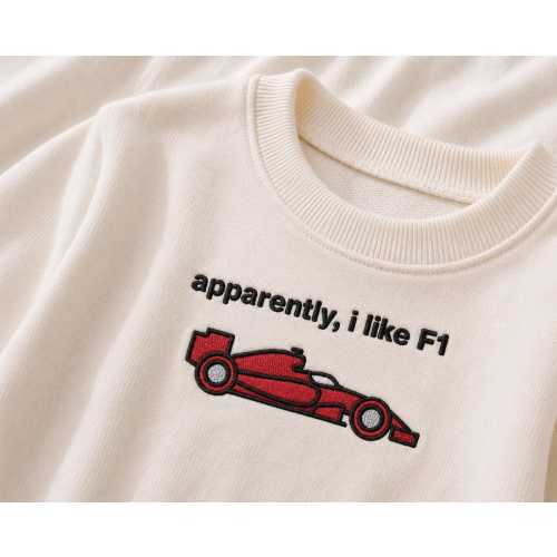 Funny F1 Racing Quote Embroidered Baby Romper, Baby Boy Romper Race Car Theme Newborn Coming Home Outfit, Custom Baby Gift Motorsport Lover