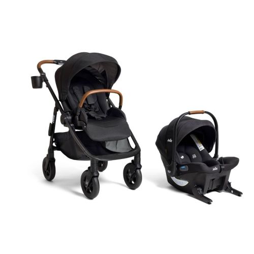 Joie Poppy Whirl and Mint Latch Travel System - Shale