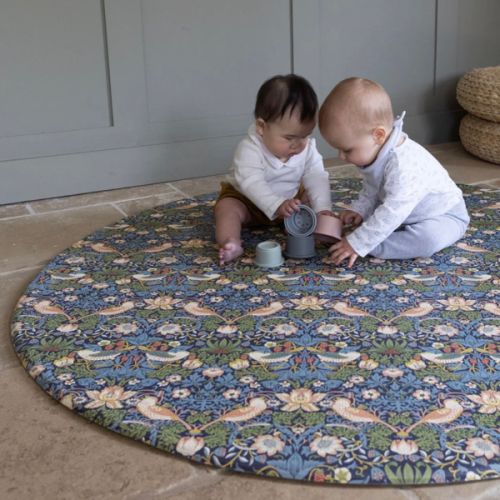 Morris & Co. The Strawberry Thief Play Mat – Totter and Tumble LLC