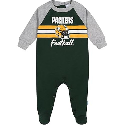 Gerber NFL unisex-baby Nfl Team Footed Coverall
