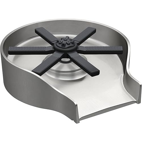 KRAUS CleanMate Glass Rinser for Kitchen Sink in Spot-Free Stainless Steel Finish, KGR-500SFS