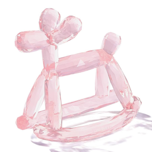 Crystal Jelly Baby Teether – Jellydog Teething Relief Toy for Infants 3-6 Months, Silicone Handheld Teething Toy, BPA-Free, Odorless, Prevents Choking, Safe for Babies (Rose Quartz)