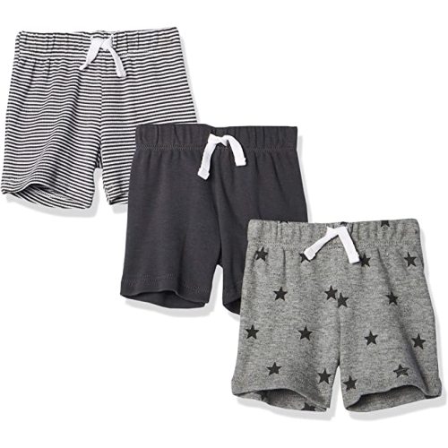 Amazon Essentials Unisex Babies' Cotton Pull-On Shorts
