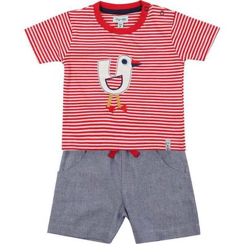Seagull and Stripe Print T-Shirt and Short Set - Lilly & Sid | Maisonette