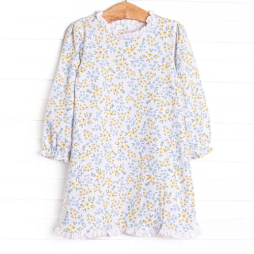 Sage Seasons in the Sun Long Sleeve Dress, Yellow – Stitchy Fish