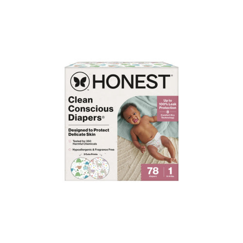 The Honest Company Clean Concious Diapers All The Alpacas and Turtle Time