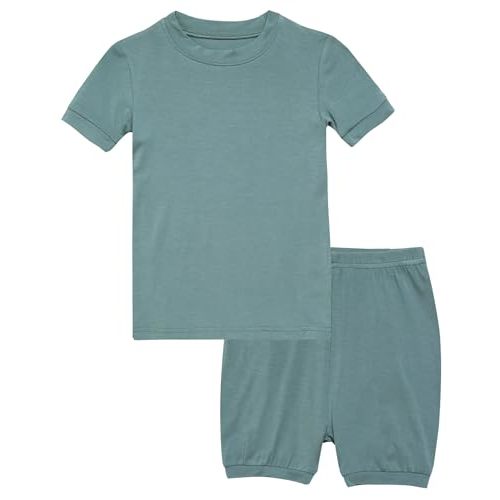 VAENAIT BABY Kids Sleepwear Pajamas Short Soft Cool Summer Viscose Pjs 2pcs Set