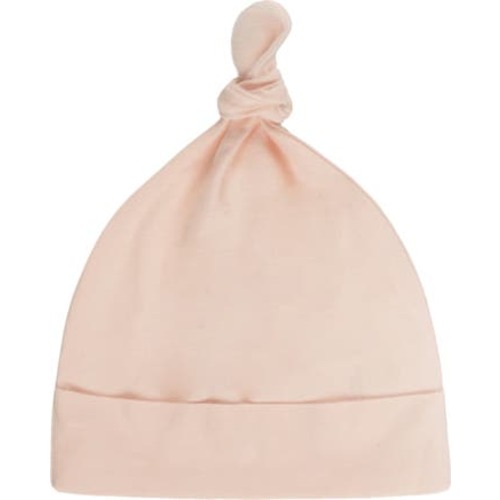 Knotted Stretch Organic Cotton Hat, 0-6 M