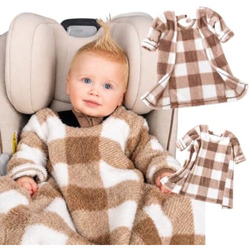 Buckle Me Baby Cozy Car Seat Blanket -Wearable Car Seat Blankets for Babies